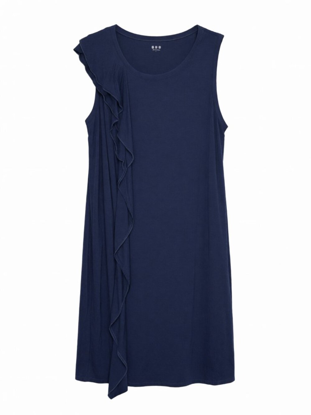 Three Dots Women's Sleeveless Navy Dress XL